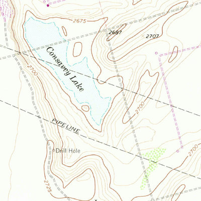 United States Geological Survey Stephenson Lake, TX (1965, 24000-Scale) digital map