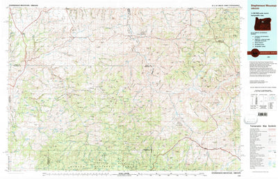 United States Geological Survey Stephenson Mountain, OR (1981, 100000-Scale) digital map