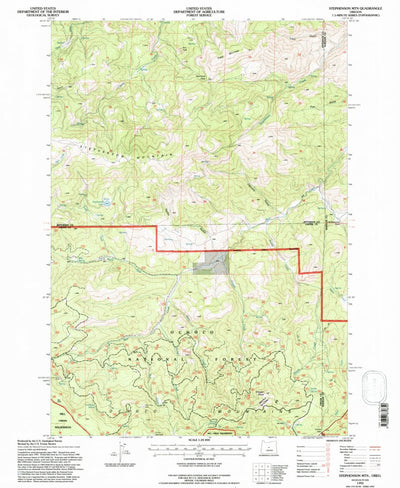 United States Geological Survey Stephenson Mountain, OR (1992, 24000-Scale) digital map