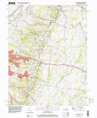United States Geological Survey Stephenson, VA-WV (1997, 24000-Scale) digital map