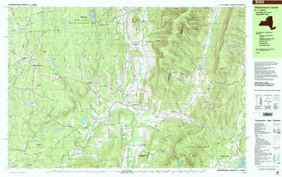 United States Geological Survey Stephentown Center, MA-NY (1998, 25000-Scale) digital map