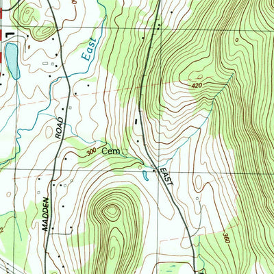 United States Geological Survey Stephentown Center, MA-NY (1998, 25000-Scale) digital map