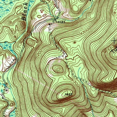 United States Geological Survey Stephentown Center, NY (1945, 24000-Scale) digital map