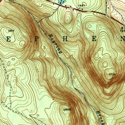 United States Geological Survey Stephentown Center, NY (1947, 31680-Scale) digital map