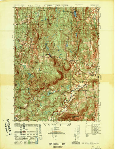 United States Geological Survey Stephentown Center, NY (1948, 25000-Scale) digital map
