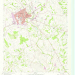 United States Geological Survey Stephenville, TX (1961, 24000-Scale) digital map