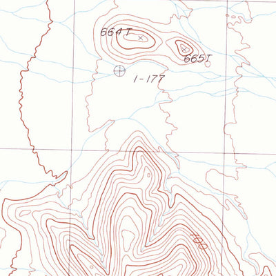 United States Geological Survey Stepladder Mountains NW, CA (1985, 24000-Scale) digital map
