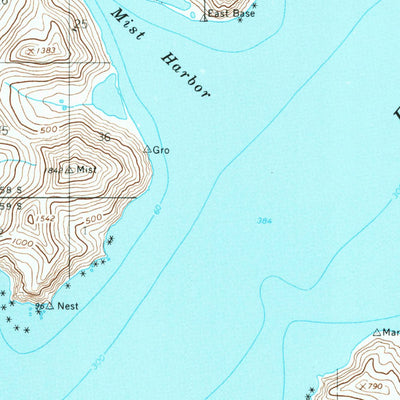 United States Geological Survey Stepovak Bay A-6, AK (1963, 63360-Scale) digital map