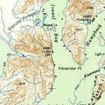 United States Geological Survey Stepovak Bay, AK (1951, 250000-Scale) digital map