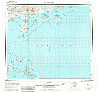United States Geological Survey Stepovak Bay, AK (1963, 250000-Scale) digital map