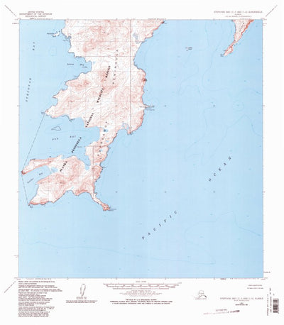United States Geological Survey Stepovak Bay C-5 And C-6, AK (1963, 63360-Scale) digital map