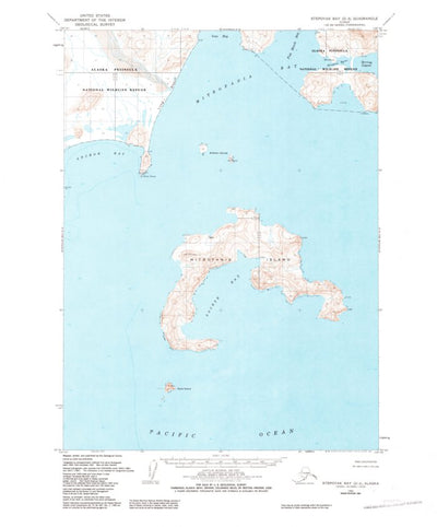 United States Geological Survey Stepovak Bay D-3, AK (1963, 63360-Scale) digital map