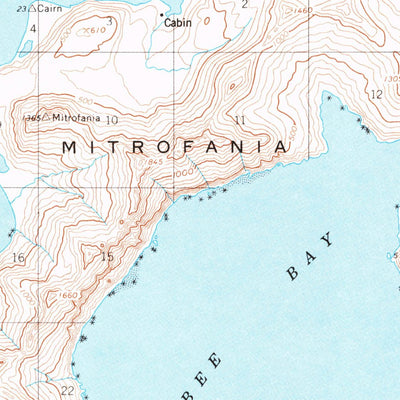 United States Geological Survey Stepovak Bay D-3, AK (1963, 63360-Scale) digital map