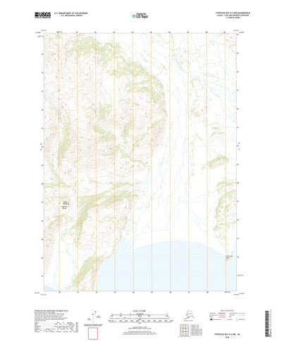 United States Geological Survey Stepovak Bay D-4 NW, AK (2020, 25000-Scale) digital map
