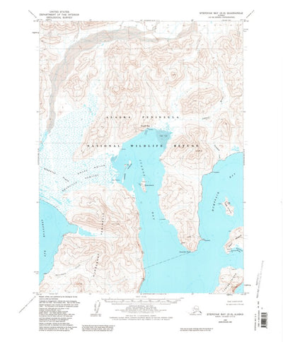 United States Geological Survey Stepovak Bay D-5, AK (1963, 63360-Scale) digital map