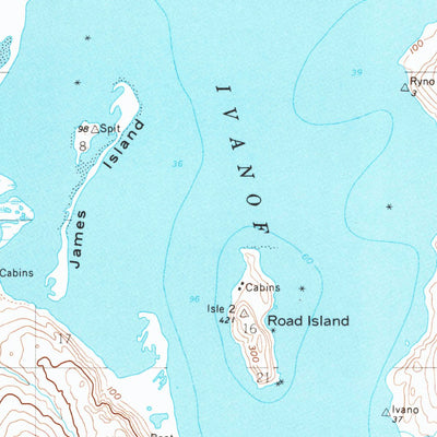 United States Geological Survey Stepovak Bay D-5, AK (1963, 63360-Scale) digital map