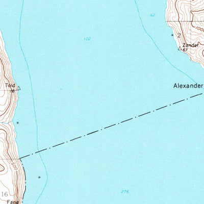 United States Geological Survey Stepovak Bay D-5, AK (1963, 63360-Scale) digital map