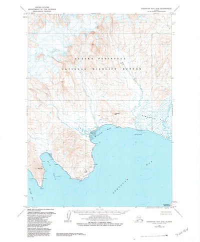 United States Geological Survey Stepovak Bay D-6, AK (1963, 63360-Scale) digital map