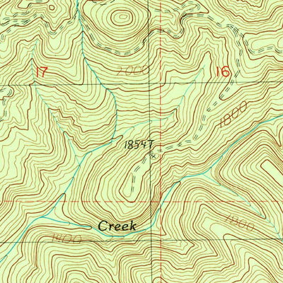 United States Geological Survey Stequaleho Creek, WA (1990, 24000-Scale) digital map