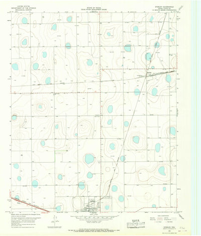 United States Geological Survey Sterley, TX (1966, 24000-Scale) digital map