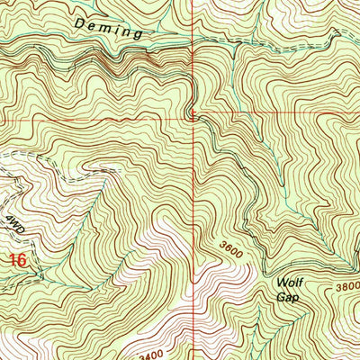 United States Geological Survey Sterling Creek, OR (1996, 24000-Scale) digital map