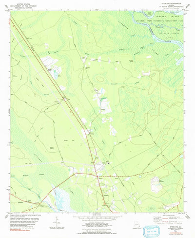 United States Geological Survey Sterling, GA (1978, 24000-Scale) digital map