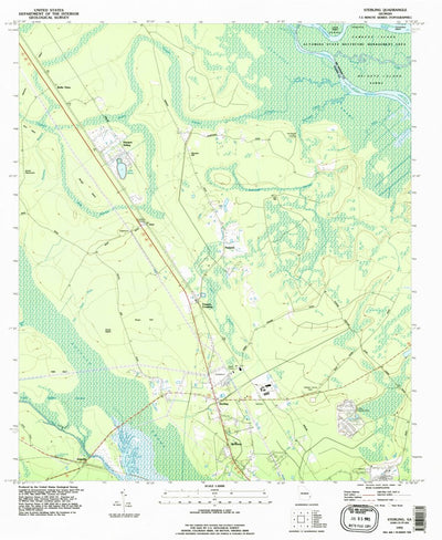 United States Geological Survey Sterling, GA (1993, 24000-Scale) digital map