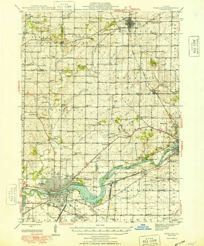 United States Geological Survey Sterling, IL (1948, 62500-Scale) digital map