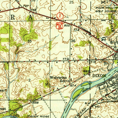 United States Geological Survey Sterling, IL (1948, 62500-Scale) digital map