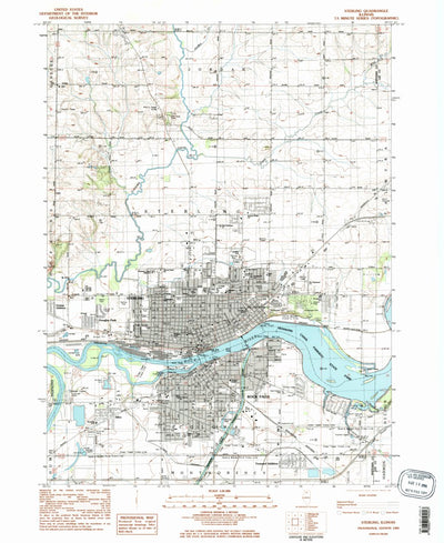 United States Geological Survey Sterling, IL (1983, 24000-Scale) digital map