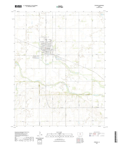 United States Geological Survey Sterling, KS (2022, 24000-Scale) digital map