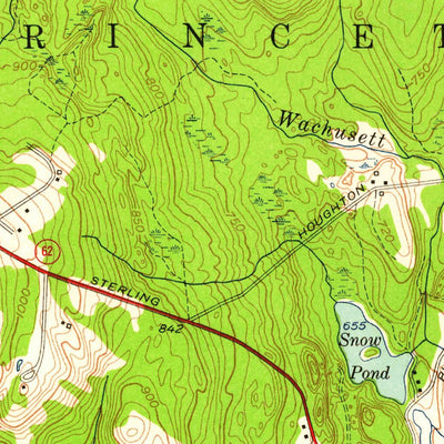 United States Geological Survey Sterling, MA (1950, 24000-Scale) digital map