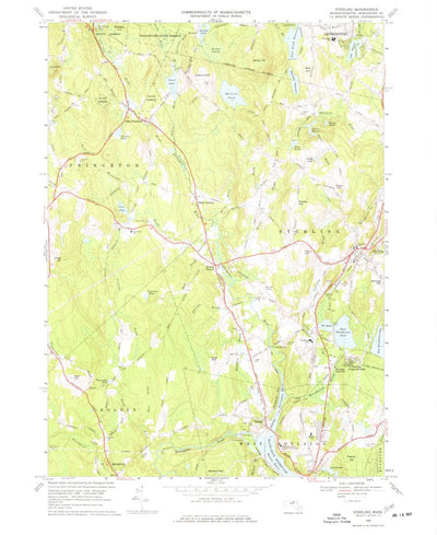 United States Geological Survey Sterling, MA (1968, 24000-Scale) digital map