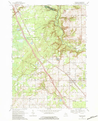 United States Geological Survey Sterling, MI (1968, 24000-Scale) digital map
