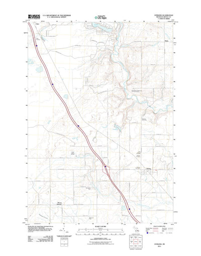 United States Geological Survey Sterling, MI (2011, 24000-Scale) digital map