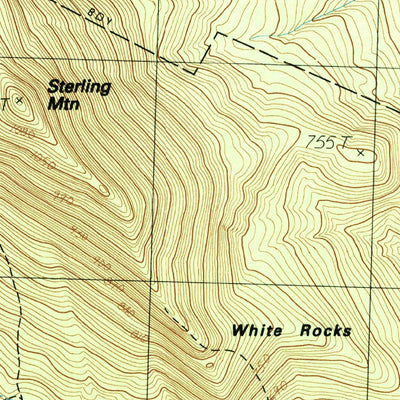 United States Geological Survey Sterling Mountain, VT (1998, 24000-Scale) digital map