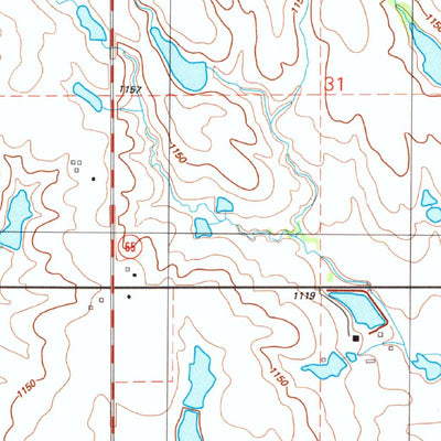 United States Geological Survey Sterling, OK (1991, 24000-Scale) digital map