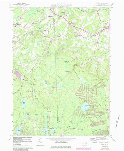 United States Geological Survey Sterling, PA (1965, 24000-Scale) digital map