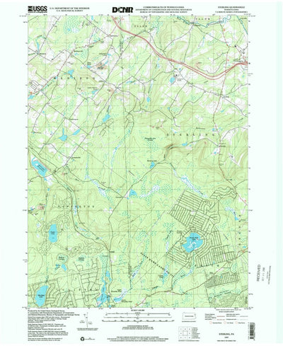United States Geological Survey Sterling, PA (1997, 24000-Scale) digital map