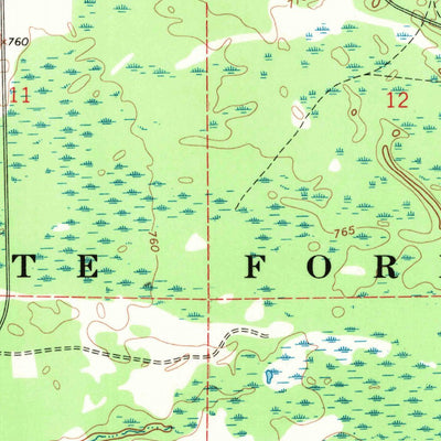United States Geological Survey Sterling SW, MI (1968, 24000-Scale) digital map