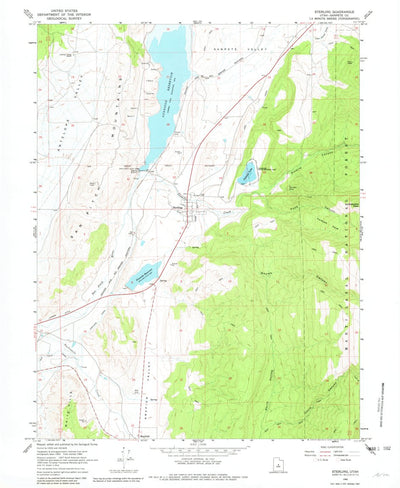 United States Geological Survey Sterling, UT (1966, 24000-Scale) digital map