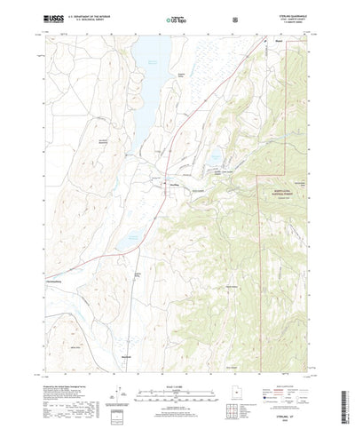 United States Geological Survey Sterling, UT (2020, 24000-Scale) digital map