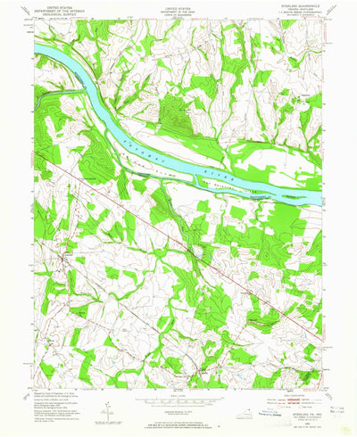 United States Geological Survey Sterling, VA-MD (1952, 24000-Scale) digital map