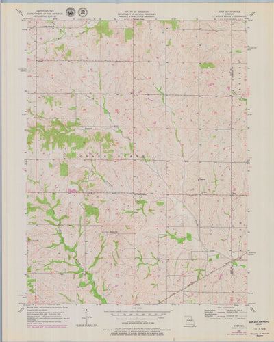 United States Geological Survey Stet, MO (1957, 24000-Scale) digital map