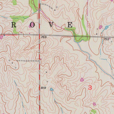 United States Geological Survey Stet, MO (1957, 24000-Scale) digital map