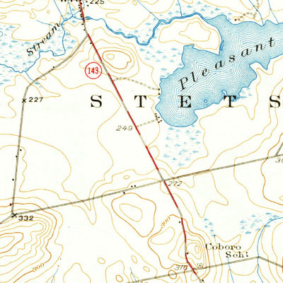 United States Geological Survey Stetson, ME (1935, 62500-Scale) digital map