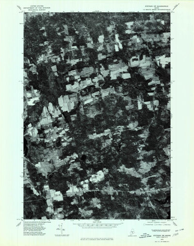 United States Geological Survey Stetson, ME (1975, 24000-Scale) digital map