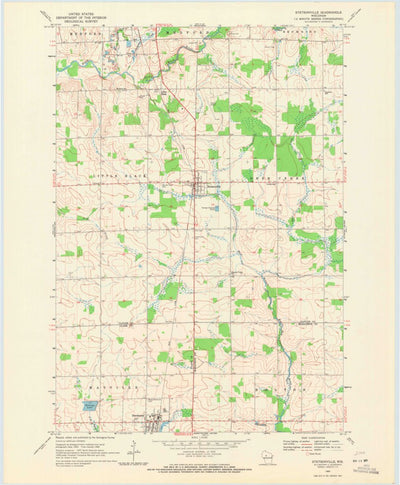 United States Geological Survey Stetsonville, WI (1969, 24000-Scale) digital map