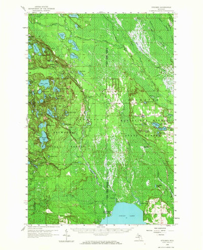 United States Geological Survey Steuben, MI (1958, 62500-Scale) digital map