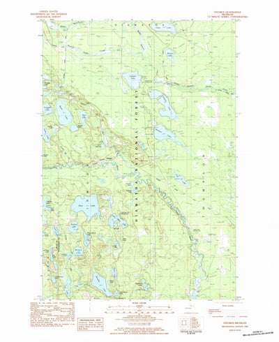 United States Geological Survey Steuben, MI (1983, 24000-Scale) digital map